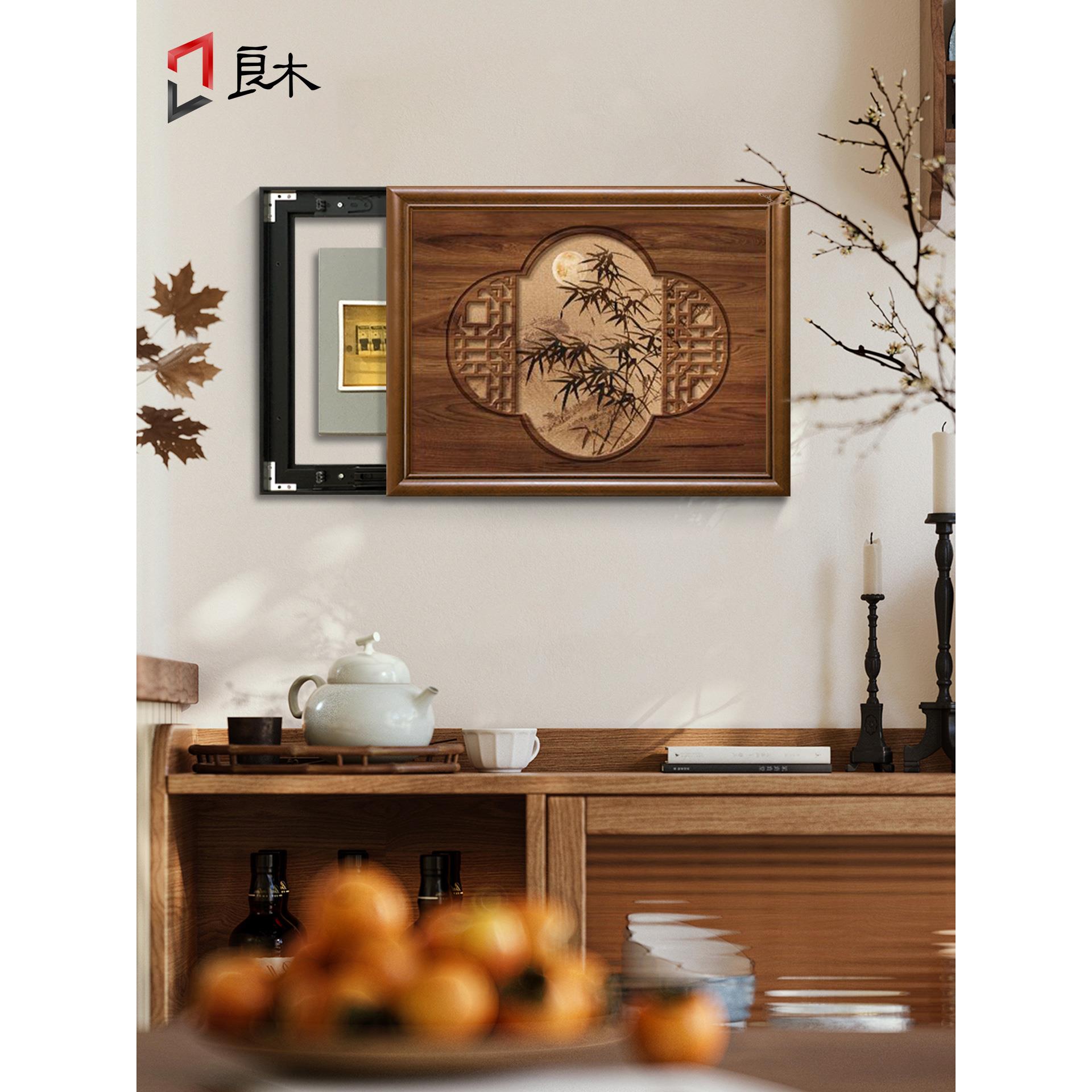 宋氏宋式美学配电箱装饰画花鸟电表箱挂画餐厅高级感电闸电箱遮挡