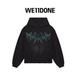 刺绣连帽卫衣 水洗西式 特惠 WE11DONE中性男女同款