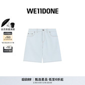 WE11DONE女士常规版 型牛仔短裤