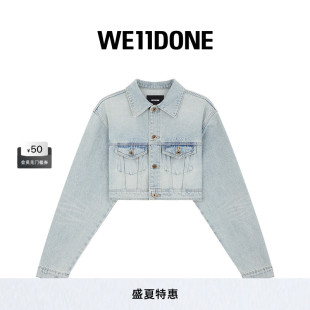 简约牛仔夹克 WE11DONE女士短款
