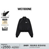 WE11DONE女士运动夹克立领时尚 休闲学院风简约外套休闲潮流