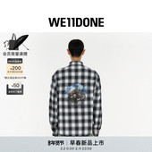 都市风宽松休闲时尚 日常 新品 格纹衬衫 明星同款 WE11DONE26春季