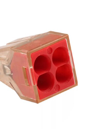新品电线连接器家用并线器PCT-604快a速接线端子分线器接头100只|