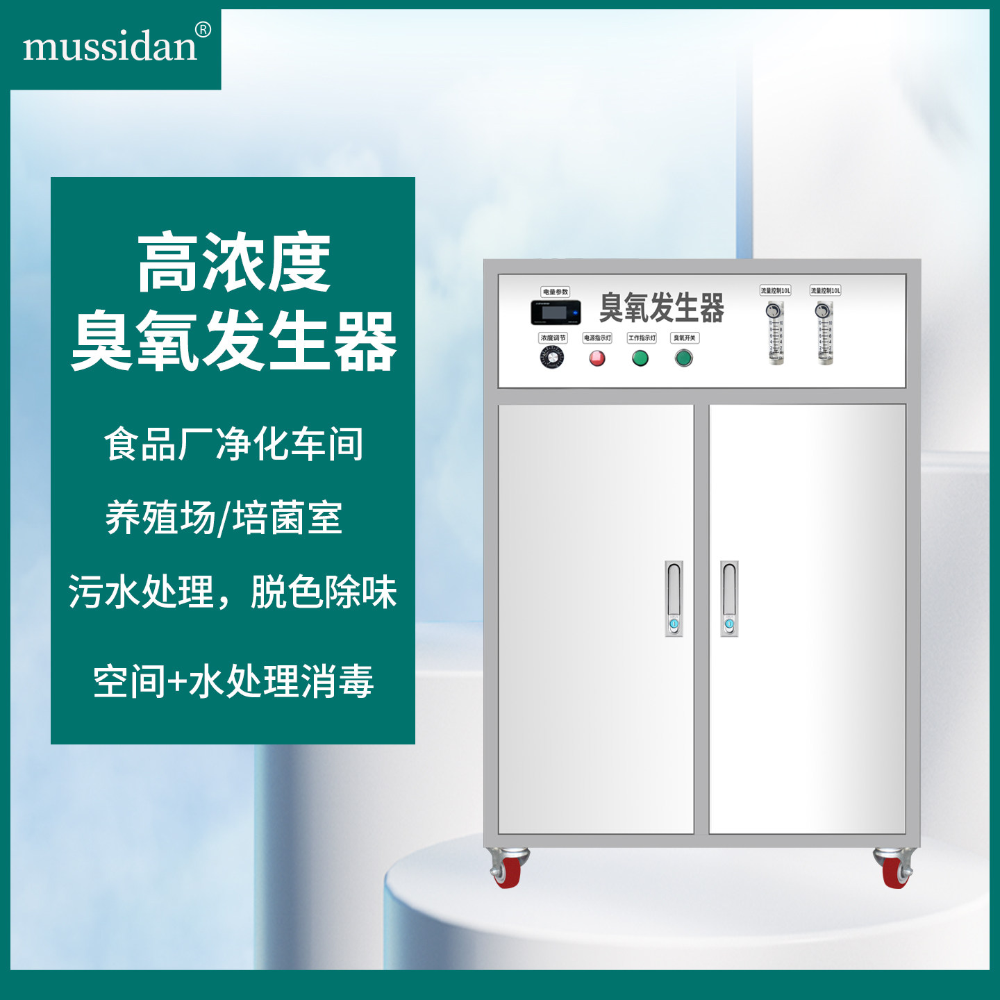 氧气源臭氧发生器100G高效杀菌