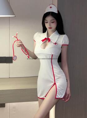 性感护士服火辣网纱透视诱惑制服