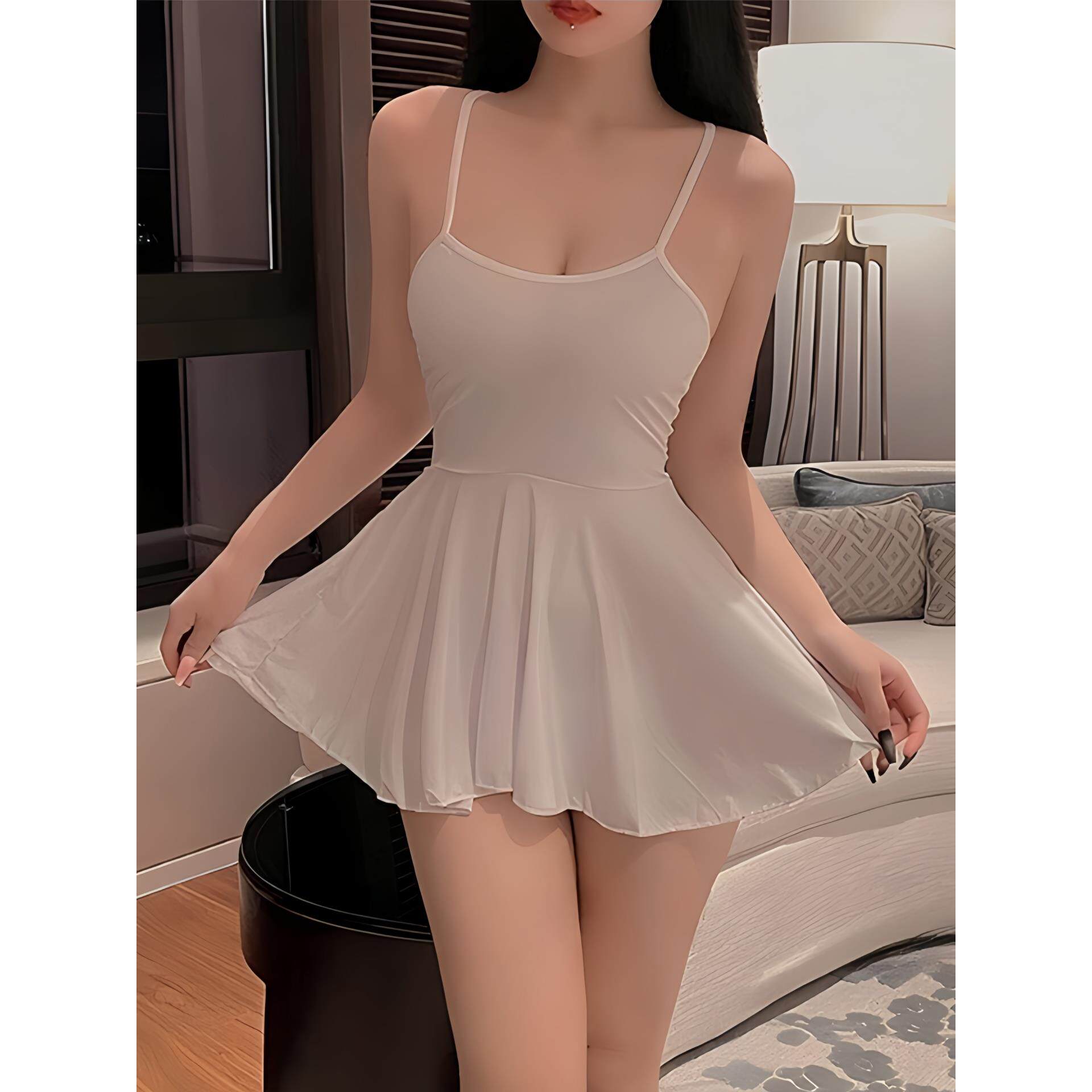 性感纯欲睡衣薄款女士冰丝无痕
