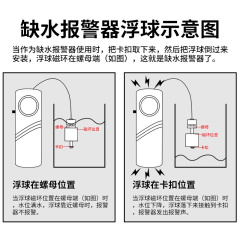 浮球型 水位报警器 满水报警器 缺水 溢水 漏水 水箱水塔水桶鱼缸