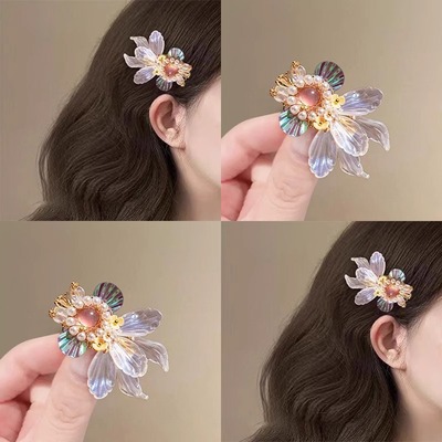 【金鱼姬】超仙幻彩金鱼对夹可爱发饰发夹少女儿童头饰汉服配饰女