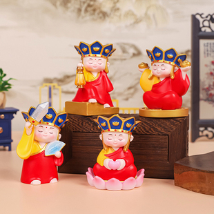 【大悲地藏王菩萨】九华山创意工艺品小摆件佛祖小和尚伴手礼物