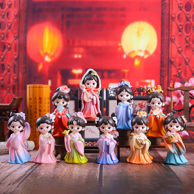 国潮风系列古韵十大美女小摆件树脂工艺品精致小礼品生日礼物
