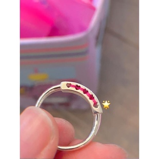 宝旎小肚皮原创砰砰弹YAO手工绕线爱心戒指