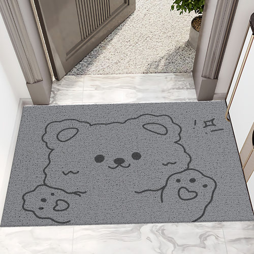 卡通极简丝圈入户防滑耐脏地垫