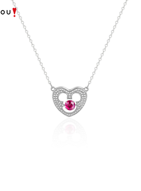 AJIDOU阿吉豆项链女款米奇米妮爱神派对系列锁骨链短颈链