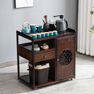 Bàn trà di động bàn trà nhà bàn trà nhỏ ấm đun nước tích hợp trà gỗ nguyên khối kung fu bàn trà nhỏ xe đẩy tủ bên bàn trà bệt