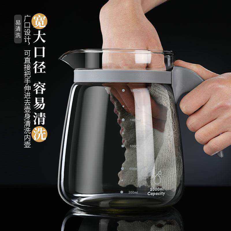 德国玻璃冷水壶套装耐高温家用凉水壶大容量防爆白开水扎壶果汁壶