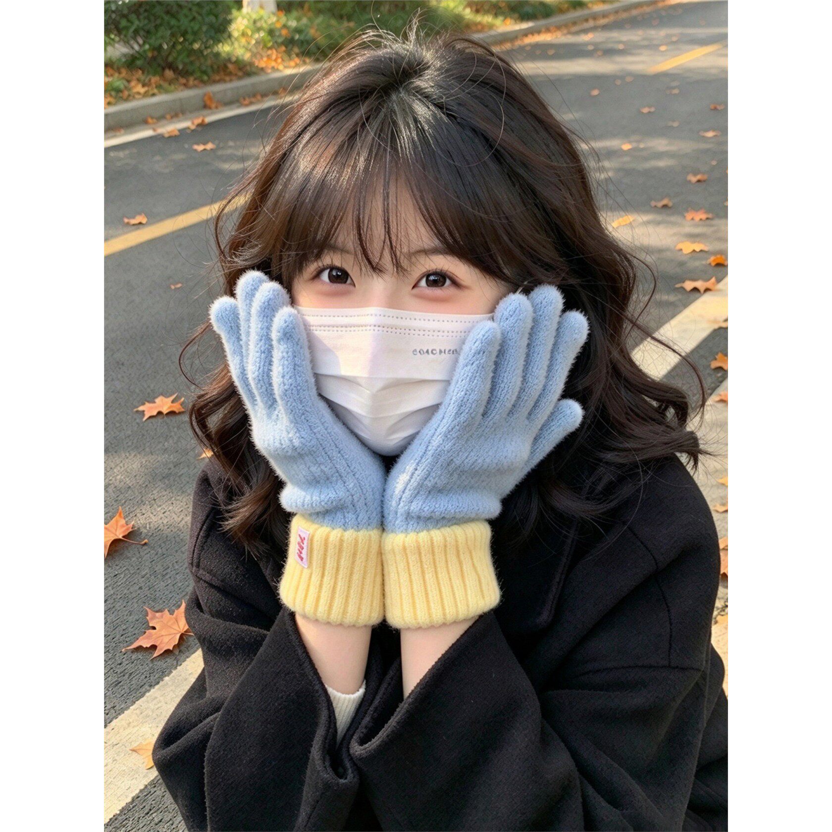 手套女生秋冬季新款防寒