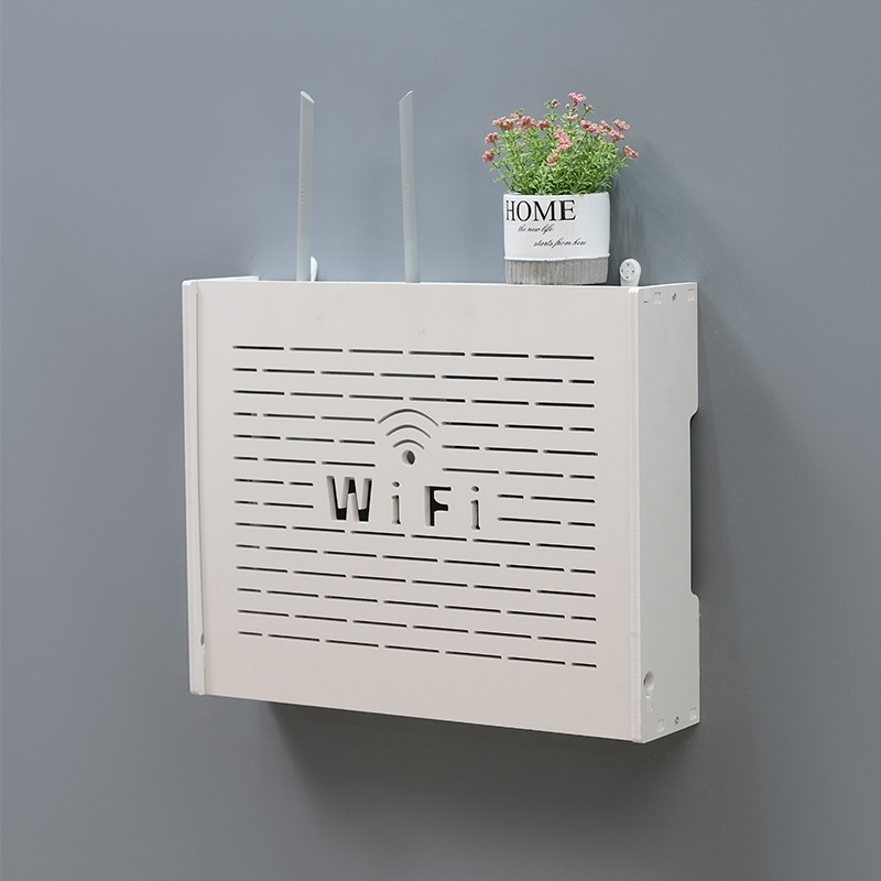 免打孔路由c器收纳壁挂WiFi明暗装弱配电表多媒体箱空开盒装饰画