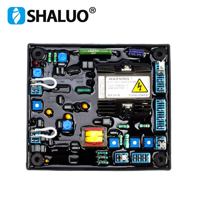 无刷发电机MX341 oMX341B调压板AVR稳压器稳压板电压自动控制板