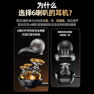 德国柏林音效六喇叭2026新款颈挂颈式蓝牙耳机智能AI声控冠军代言