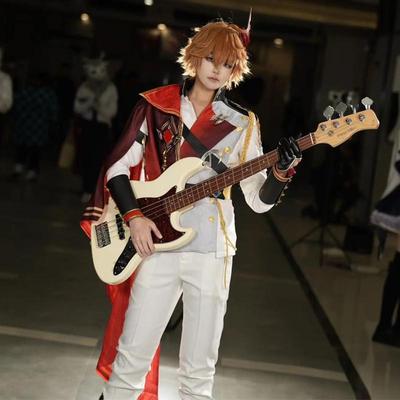 适用于原神达达利亚吉他道具模型68cm拍摄仿真假吉他玩具乐器摆件