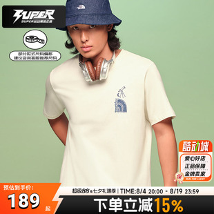 【北面8GVC】TheNorthFace 圆领短袖男女休闲上衣夏季新款运动T恤