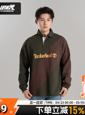 Timberland添柏岚男士长袖T恤户外徒步休闲 露营套头衫上衣A6G2Q
