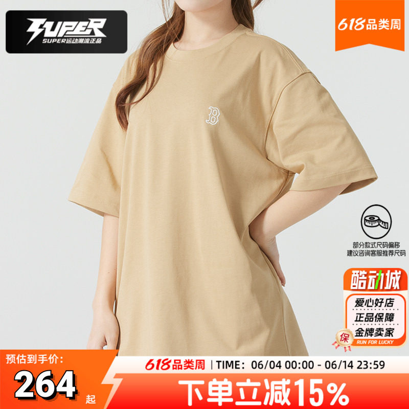 MLB男装女装 25夏季新款运动服时尚纽约洋基休闲服情侣款短袖T恤