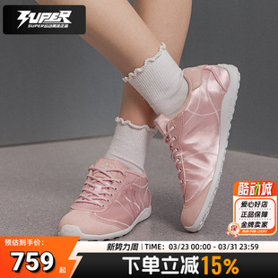 新款 26春季 时尚 低帮休闲鞋 MLB甜美缎面芭蕾仙风薄底鞋 运动鞋 女鞋