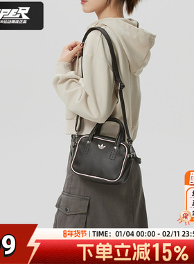 阿迪达斯三叶草女包2026新款运动包休闲单肩包斜挎包手提包KD7844