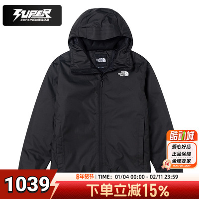 TheNorthFace北面正品男装棉袄夹克DRYVENT防水保暖连帽棉服外套