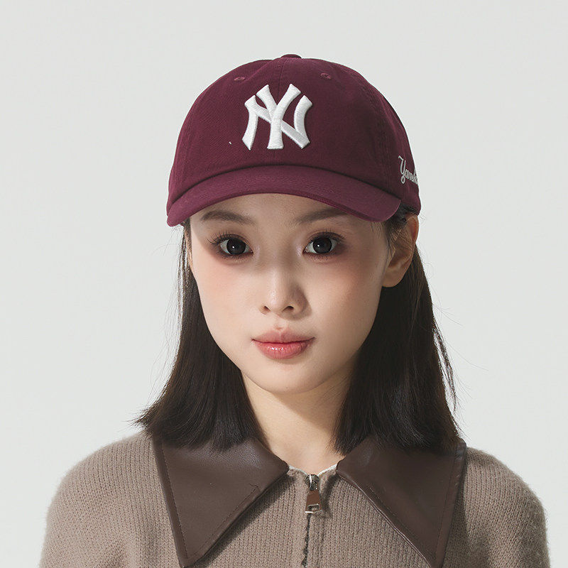 MLB男女同款帽子鸭舌帽2025秋冬新款运动休闲潮流棒球帽3ACPB245N