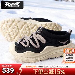 HOKA ONE ONE男女鞋冬季ORA Primo防寒保暖休闲鞋厚底缓震运动鞋