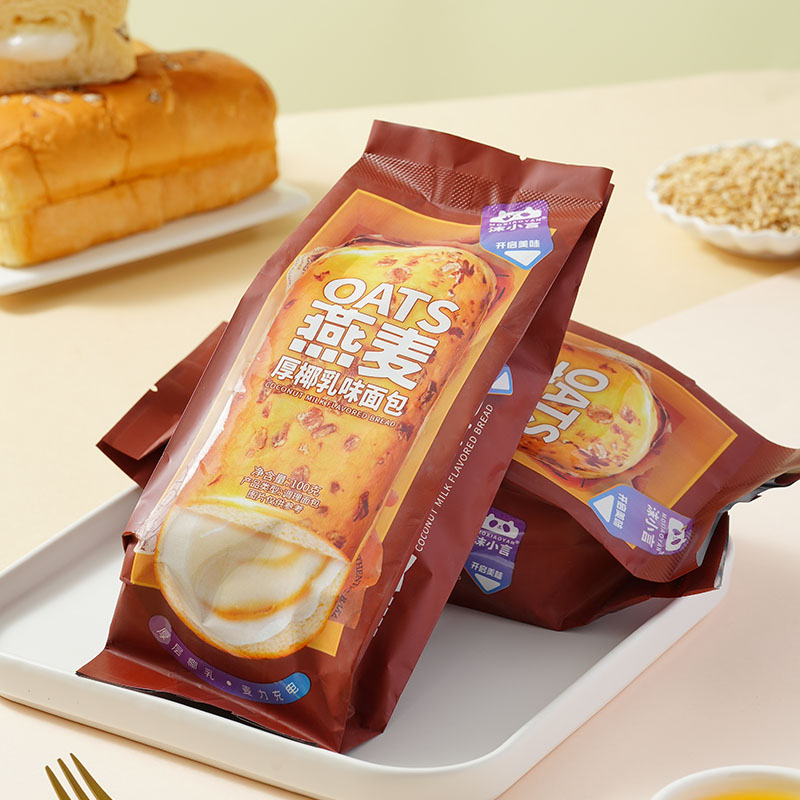 沫小言燕麦厚椰乳味面包早餐零食充饥休闲食品糕点心夹心吐司整箱