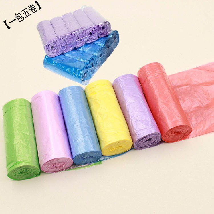 新料10卷160只家用加厚塑料大号平口式断点式一次性垃圾袋