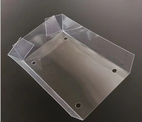 透明PVC麦拉片绝缘片白色PC阻燃背胶绝缘片折弯耐高温PTE绝缘片