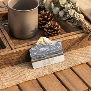 西藏日照金山冈仁波齐世界中心金属磁吸冰箱贴山峰旅游纪念品文创