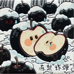 哈尔滨限定制美烧浓城市印象陶瓷冰箱贴旅游打卡定制纪念品伴手礼