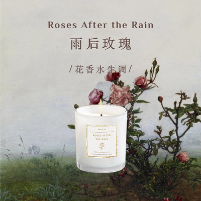 雨后玫瑰天然植物蜡手工香薰蜡烛
