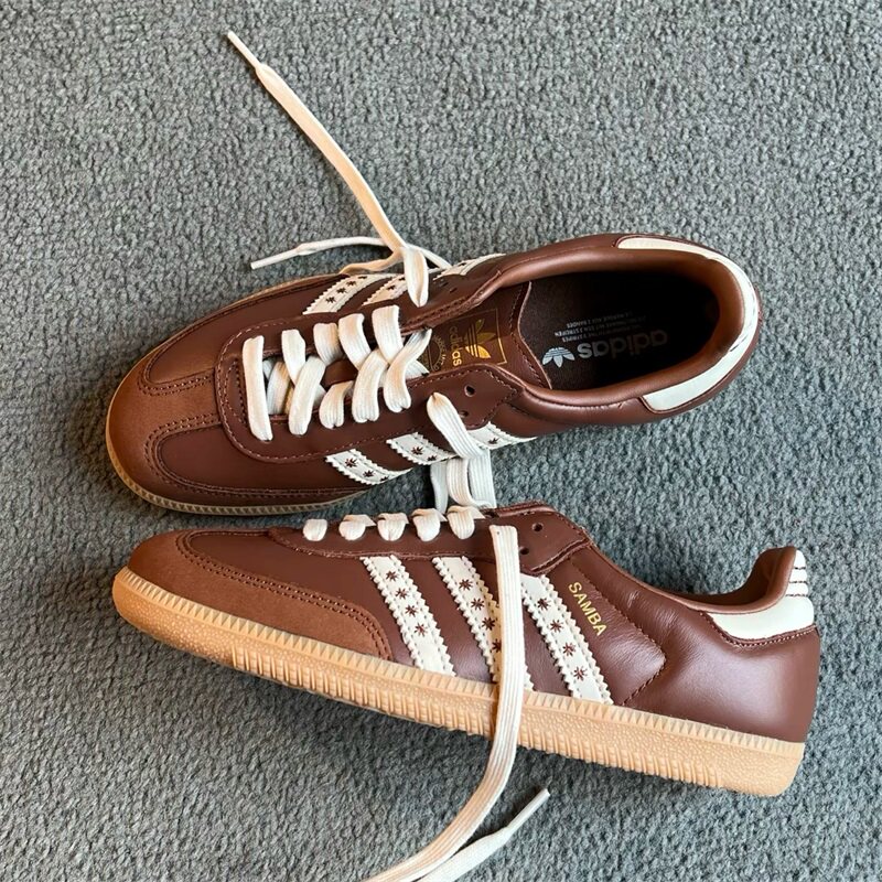 阿迪达斯三叶草男女款鞋子2025秋季新款舒适百搭德训鞋板鞋JR8821