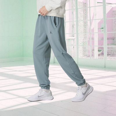 Nike耐克男裤子2025秋季新款针织舒适宽松透气束脚长裤FV8609-041