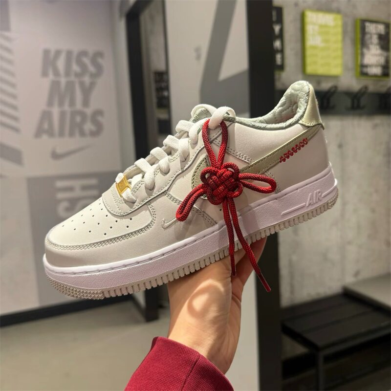 Nike耐克大童男女鞋子2025春季新年款空军舒适低帮板鞋HV6000-131