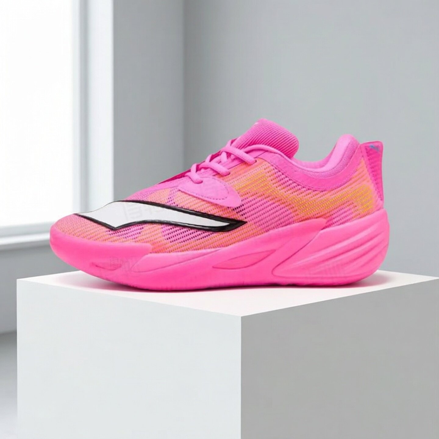 PUMA/彪马男款鞋子2026夏季新款舒适防滑实战训练篮球鞋312842-01