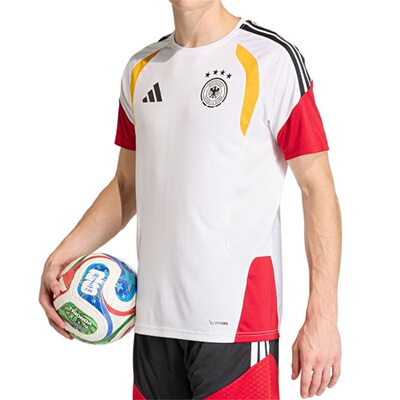 Adidas阿迪达斯男子短袖2026夏季新款足球运动训练速干T恤KB4440