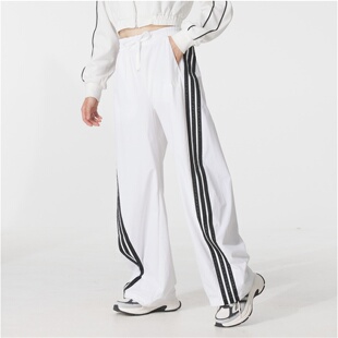 Adidas阿迪达斯女款裤子2026夏季新款舒适宽松透气运动长裤KB5223