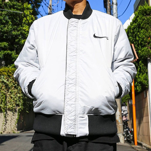 Nike耐克男装冬季新款两面穿棒球服飞行员棉衣运动夹克外套DD6056