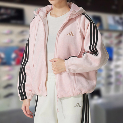 新款针织舒适连帽休闲夹克