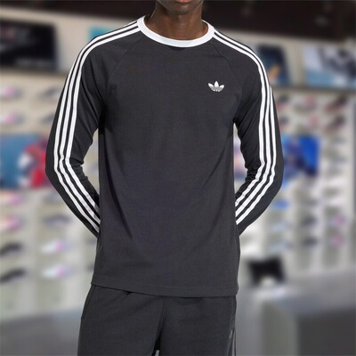 新款舒适宽松百搭三杠套头衫