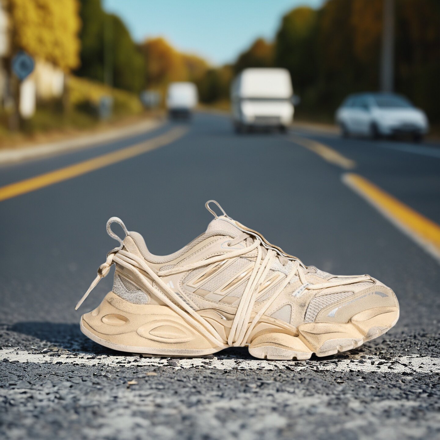 Adidas阿迪达斯男女鞋子2026冬季新年款厚底增高百搭老爹鞋KZ7205