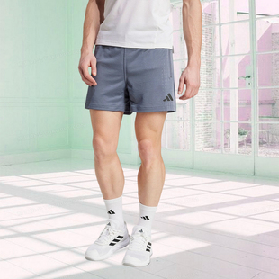 Adidas阿迪达斯男款裤子2025夏季新款舒适宽松透气跑步短裤JI8190