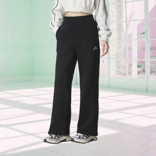 Adidas阿迪达斯女款裤子2025冬季新款舒适百搭运动束脚长裤KC0052